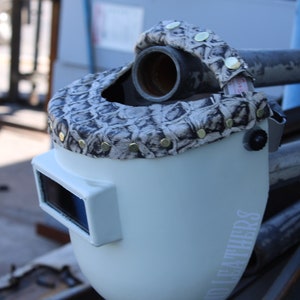 Welding mask, weldingmask , #customleathermask ,weldinghood  ,sugarscoop ,sugarscoopweldingmask ,welding ,faceshield, leather welding mask,