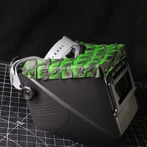 Welding mask, weldingmask , #customleathermask ,weldinghood  ,sugarscoop ,sugarscoopweldingmask ,welding ,faceshield, leather welding mask,