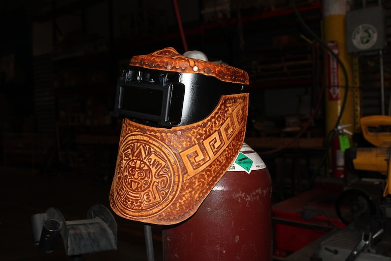 Welding mask,welding hat, #customleathermask ,weldinghood  ,sugarscoop ,sugarscoopweldingmask ,welding ,faceshield, leather welding mask