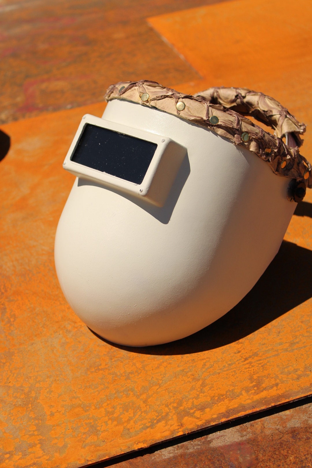 Pipeliner Welding Hood Welding Hood Leather weldinghood Etsy