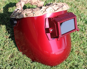 Pipeliner welding hood , #customleathermask ,weldinghood  ,sugarscoop ,sugarscoopweldingmask ,welding ,faceshield, leather welding mask,