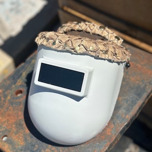 Maska spawalnicza, maska spawalnicza, #customleathermask,spawalniczykaptur,sugarscoop,sugarscoopspawalniczamaska,spawanie,przyłbica,skórzana maska spawalnicza,