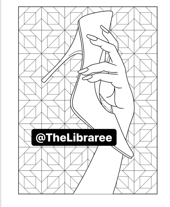 Single Coloring Page it's A Shoe Thing - Etsy