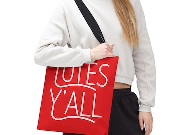 Borsa tote Totes Y'all – Elegante borsa tote in poliestere per tutti i giorni