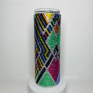 Colorful Diamond Rhinestone Tumbler 20oz