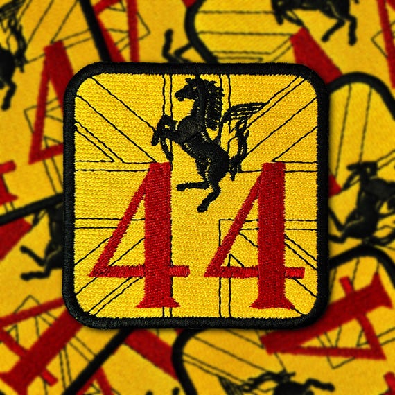 NEW - 2025 Lewis Hamilton Driver Number Patch - 3"x3"