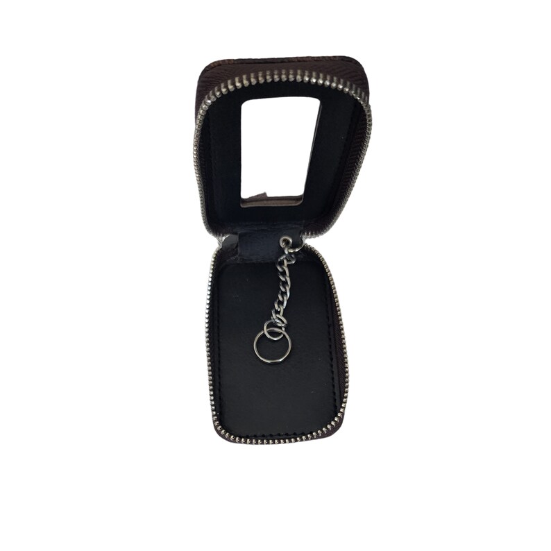 Brown Checkered Car Key Fob Holder for Alarm Keychain Smart Etsy