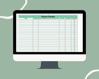 Easy to use and customizable Chores Tracker