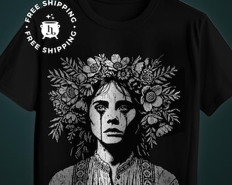 Midsommar Folk Horror Linocut Shirt