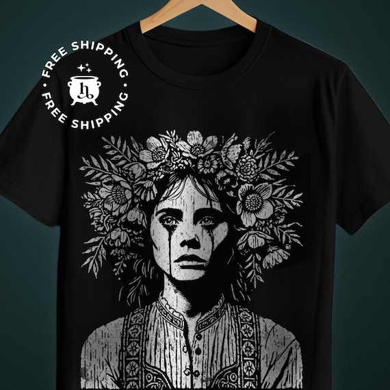 Midsommar Folk Horror Linocut Shirt