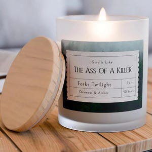 Twilight Meme Candle - A Funny Twilight Gift That Smells Like The Ass Of A Killer