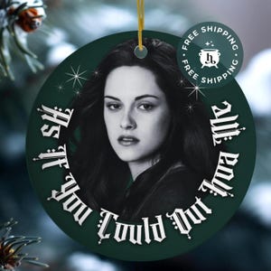Adorno de Bella Swan de Crepúsculo: el regalo perfecto de Hoa Hoa Hoa para tu fanático del meme de Crepúsculo