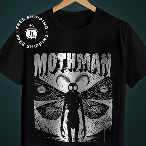 Vintage Comic-inspiriertes Mothman Shirt