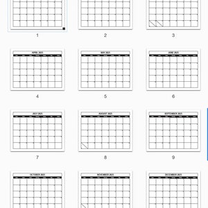 2025 Printable Calendar [8.5x11] Digital Download - Printable - Etsy