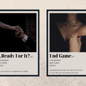 end game poster polaroid - taylor swift - reputation