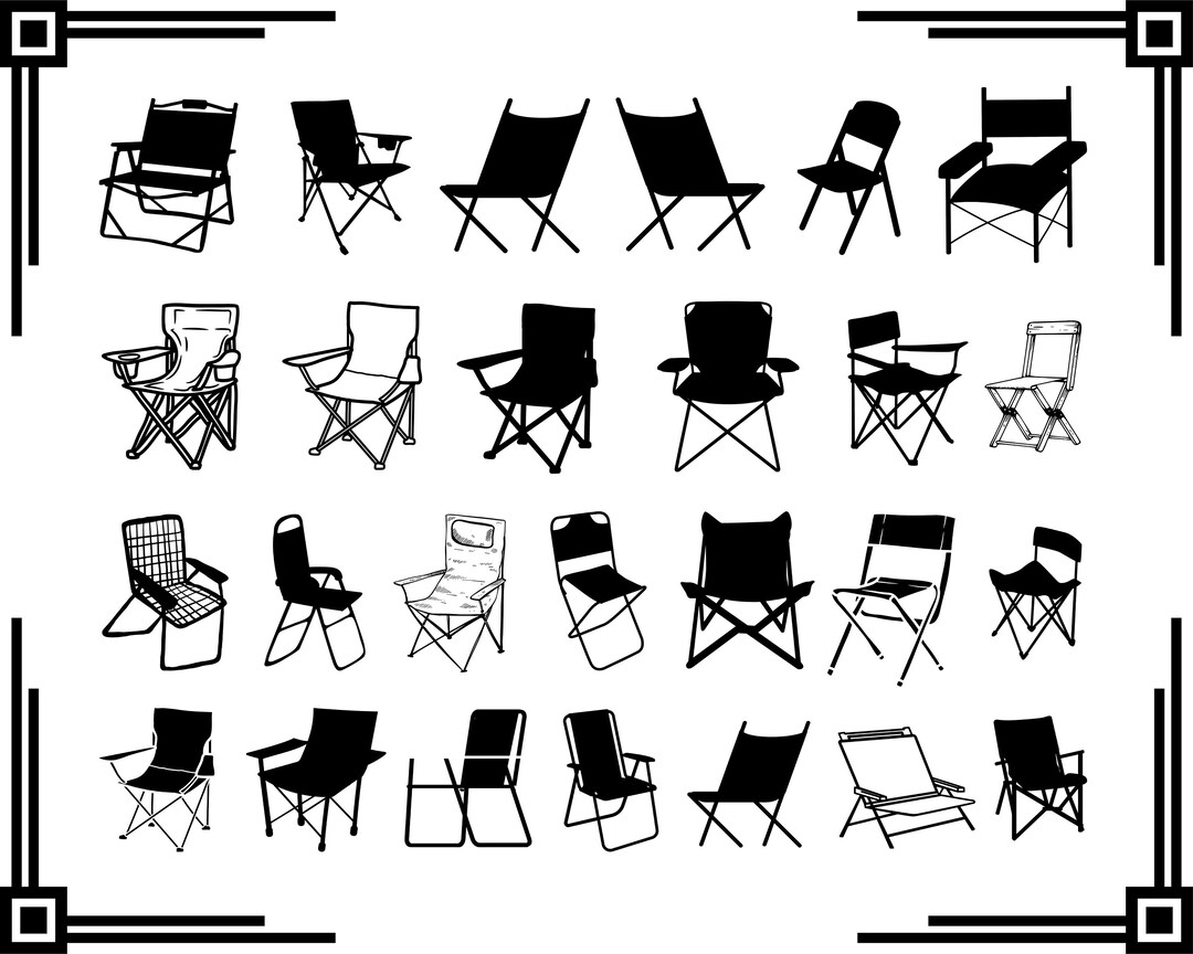 Camping Chair Svg Bundle Camping Svg SVG Files for Cricut Etsy UK