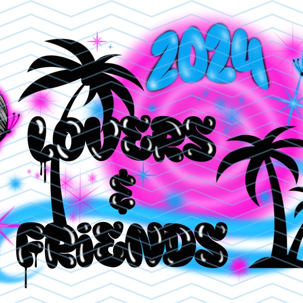 LNF PNG Design - Lovers and Friends Fest - Digital - 2024