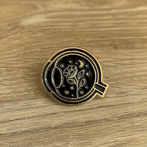 Anatomical Eye Flower Enamel Pin