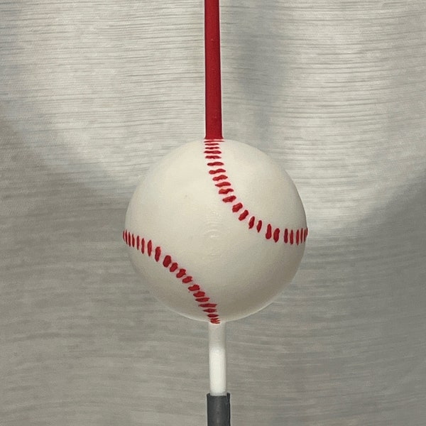 Baseball fishing bobber