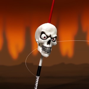 Bones the bobber weighted fishing bobber