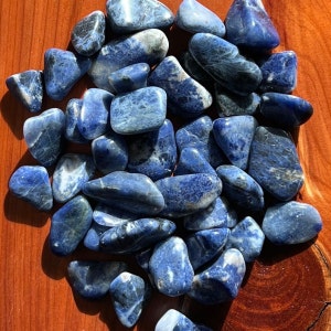 One (1) Blue Sodalite Tumble (Random Pull)