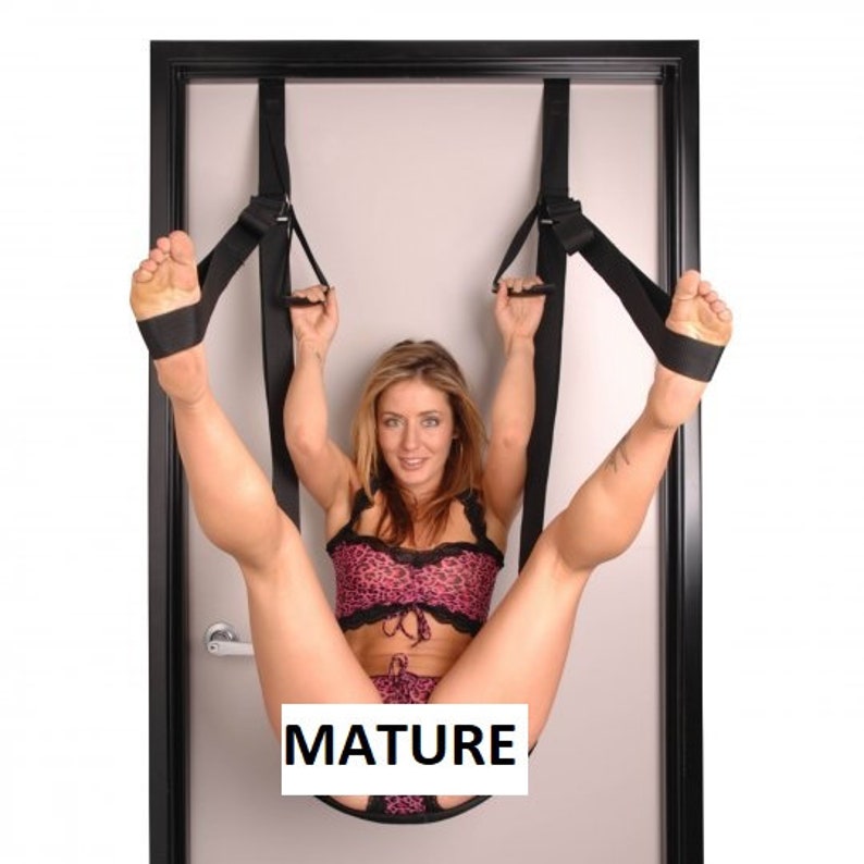 BDSM Door Jam Sex Swing, Sex Sling Intimate Play Positioner for couples, Luxury adult couples sex toys, Mature Over the Door Sexswing, 300Lb 