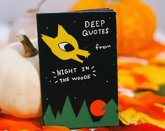 Deep Quotes from Night In The Woods - a fanzine