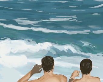 Ocean View - Gay Art Print
