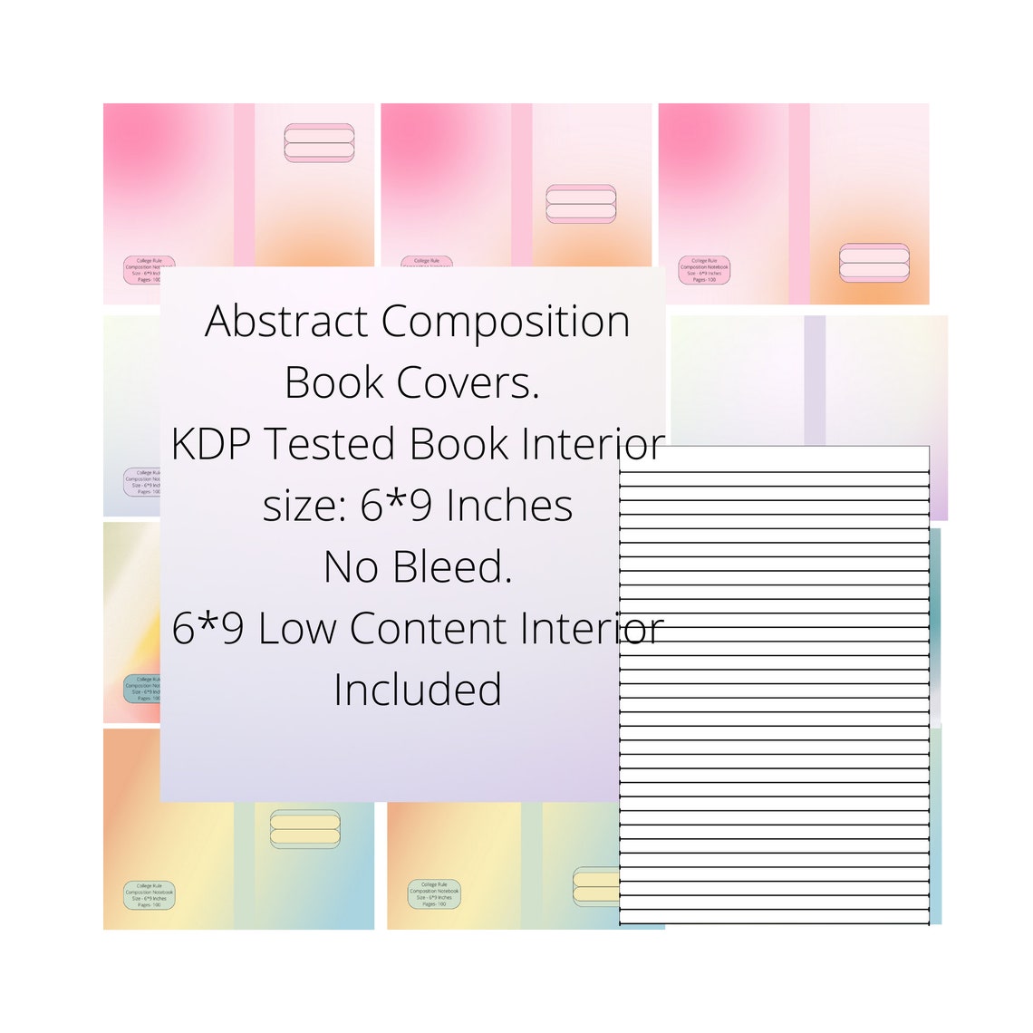 Amazon KDP Book Cover Bundle, 15 Book Cover Canva Templates, KDP Book ...