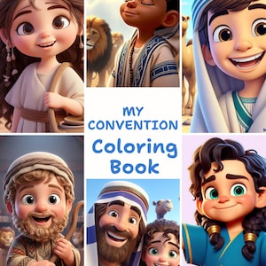 JW Convention Kids Coloring Book - PDF DOWNLOAD