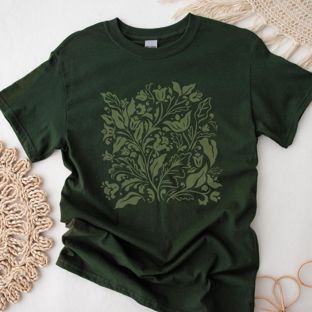 Colorful Floral Print Ruched T-Shirt