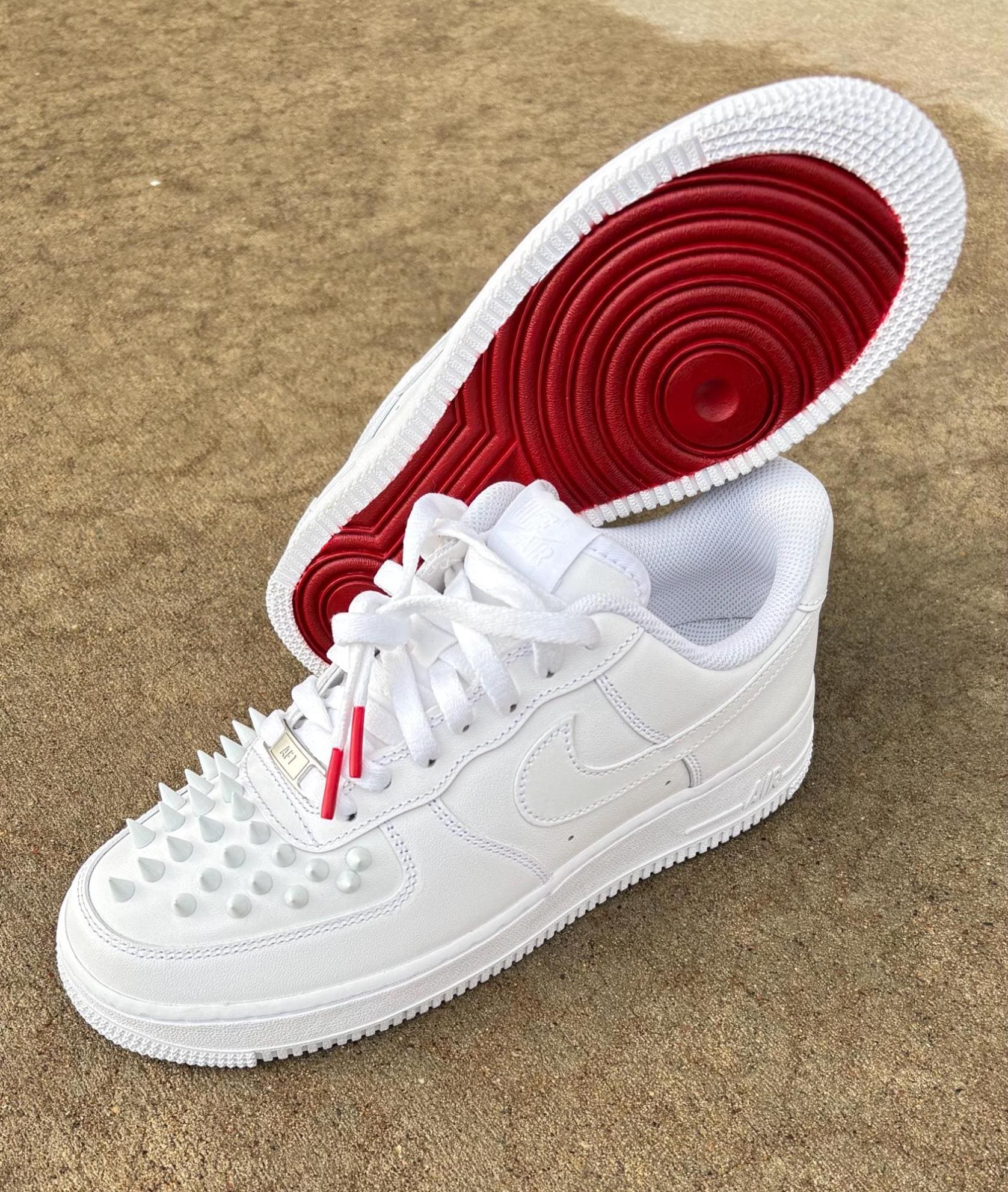 white air force 1 with writing