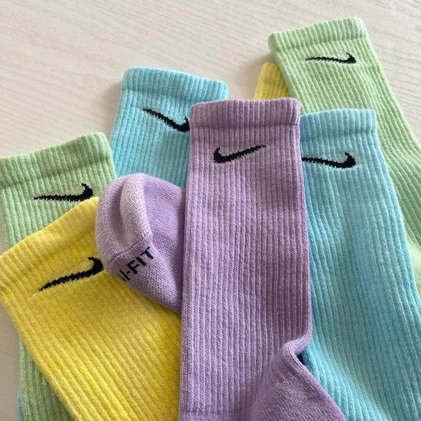 Custom Dyed Nike Socks - Pastel Spring Pack