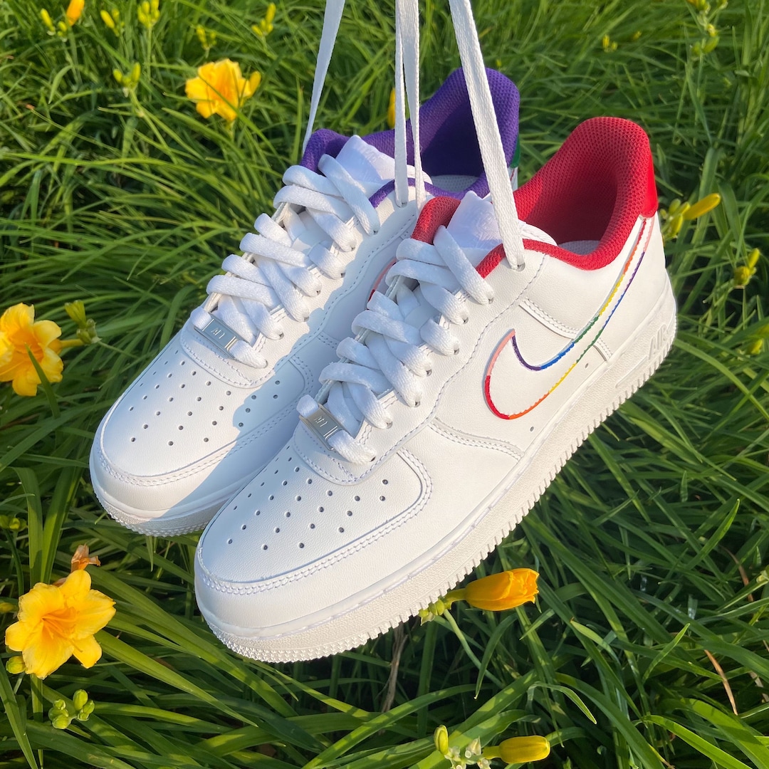 Cute Nike Schuhe Regenbogen Nike Air Force Cute