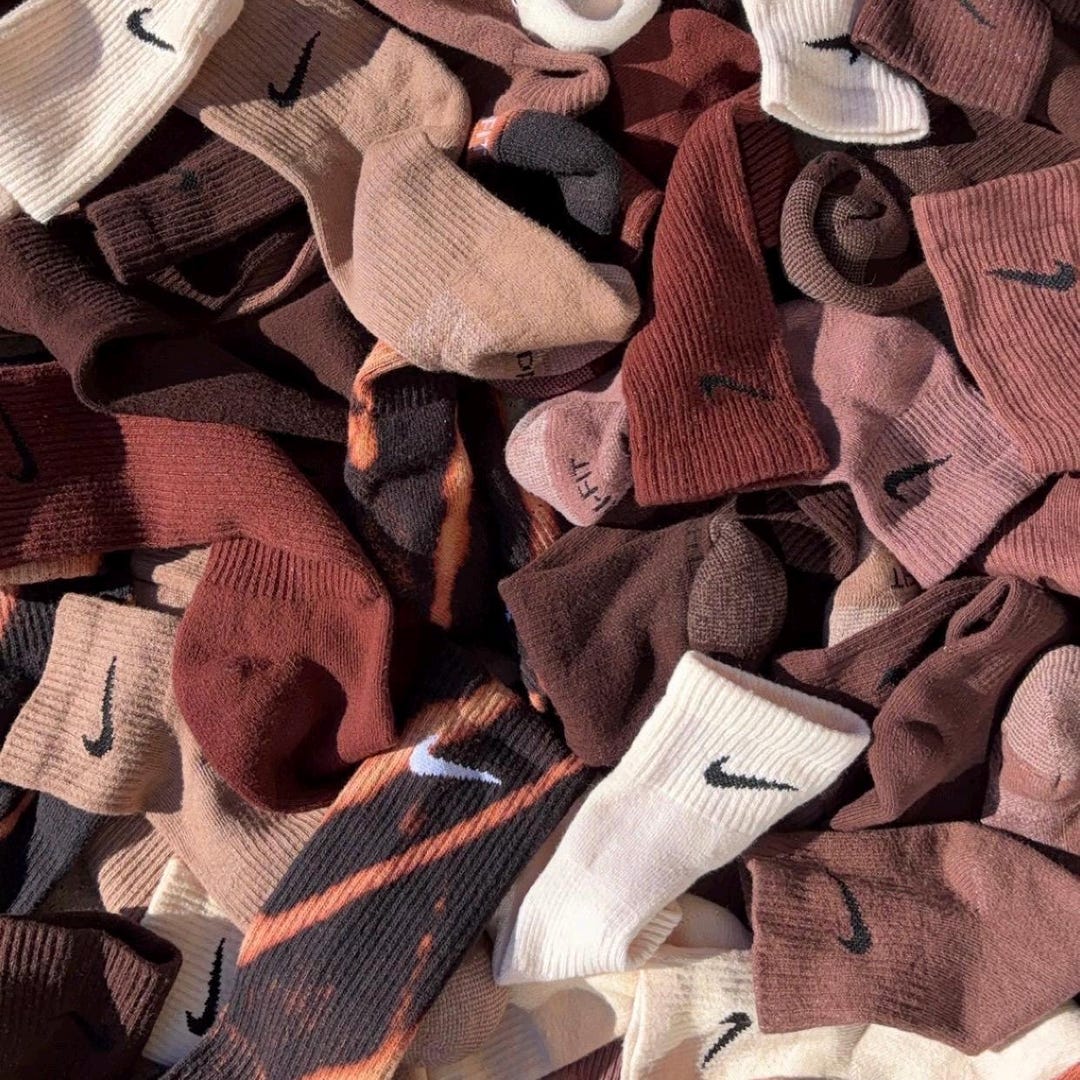 dark brown nike socks