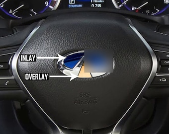 I Steering Wheel Metallic Chrome Inlay+Overlay Set. 2014+ Models.