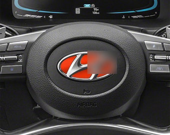 Hy Steering Wheel Matte Satin Chrome Inlay. 2020+ PaIisade Models.