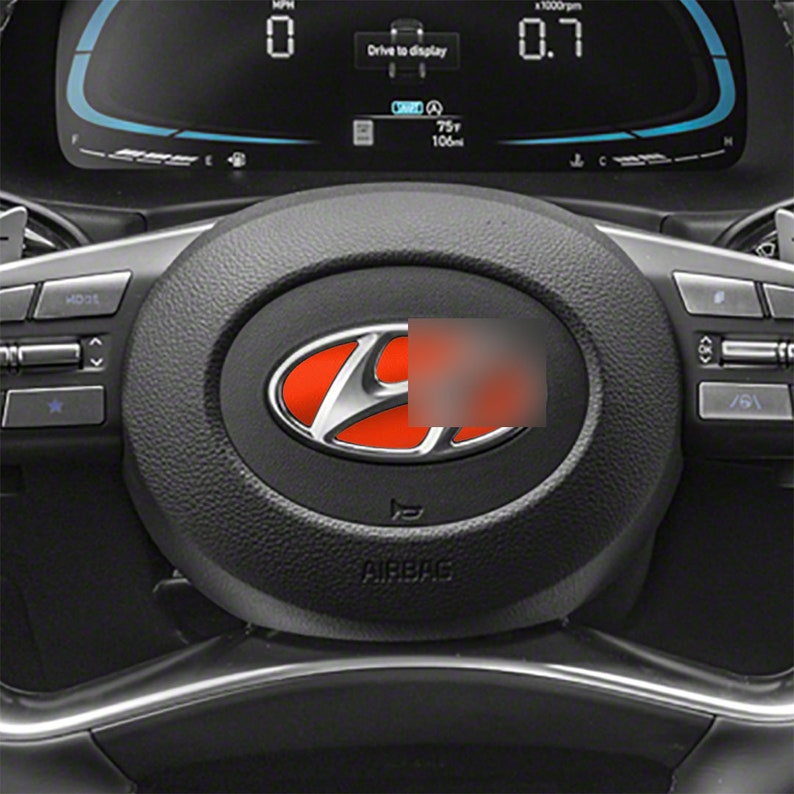 Hy Steering Wheel Matte Satin Chrome Inlay. 2020 PaIisade Models. image 1