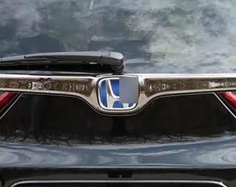 H Rear Trunk Matte Satin Chrome Inlay. 2012-2021 Models.