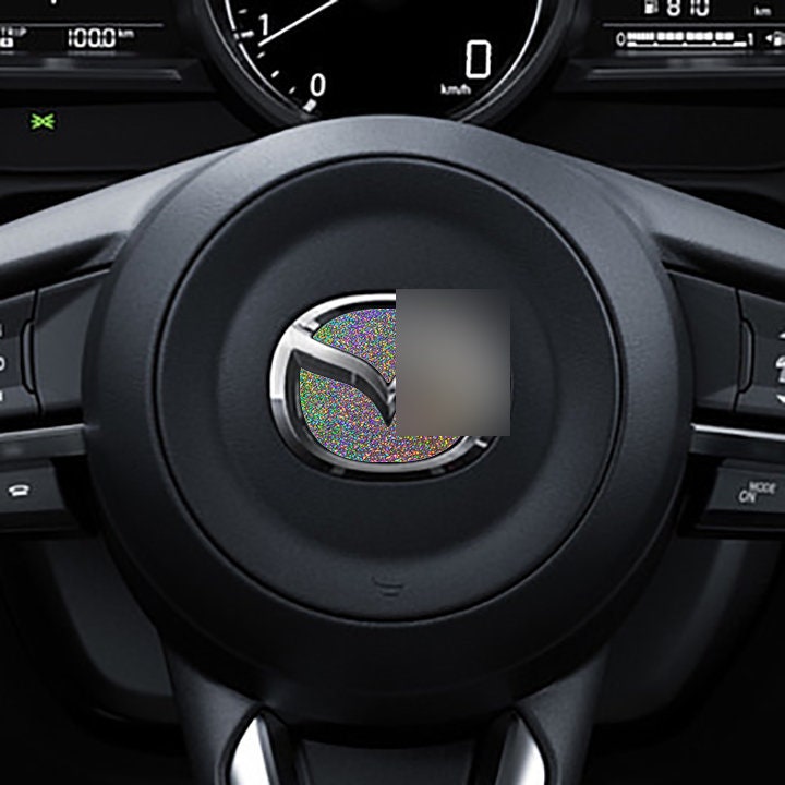 ABS Kohlefaser Auto Mittelkonsole Schalttafel Multimedia Tasten Abdeckung  Verkleidung Aufkleber für Mazda CX-5 2017-2022 Innenzubehör