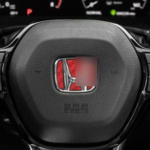 H Steering Wheel Carbon Fiber Inlay. 2006+ Models.