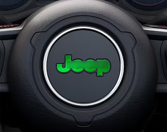 J Steering Wheel Brushed Aluminum Metallic Overlay. 2011-2023 Models.