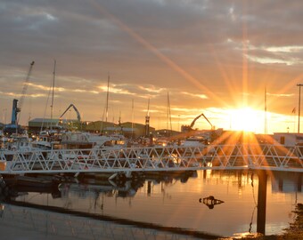 Harbour Zonsondergang