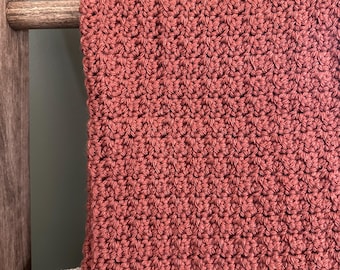 Mauve Baby Blanket-READY TO SHIP