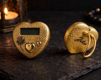 Handgemaakte bronzen dhikr-tellerring, gebedsteller gouden vinger, digitale tasbeeh, islamitisch cadeau, moslim