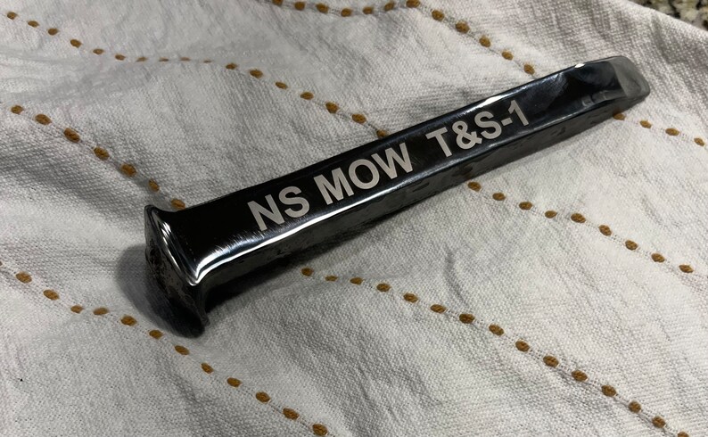 Personalized Engraved Railroad Spike Cleaned Sanded - Etsy