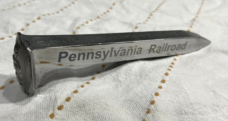 Personalized Engraved Railroad Spike Cleaned Sanded - Etsy