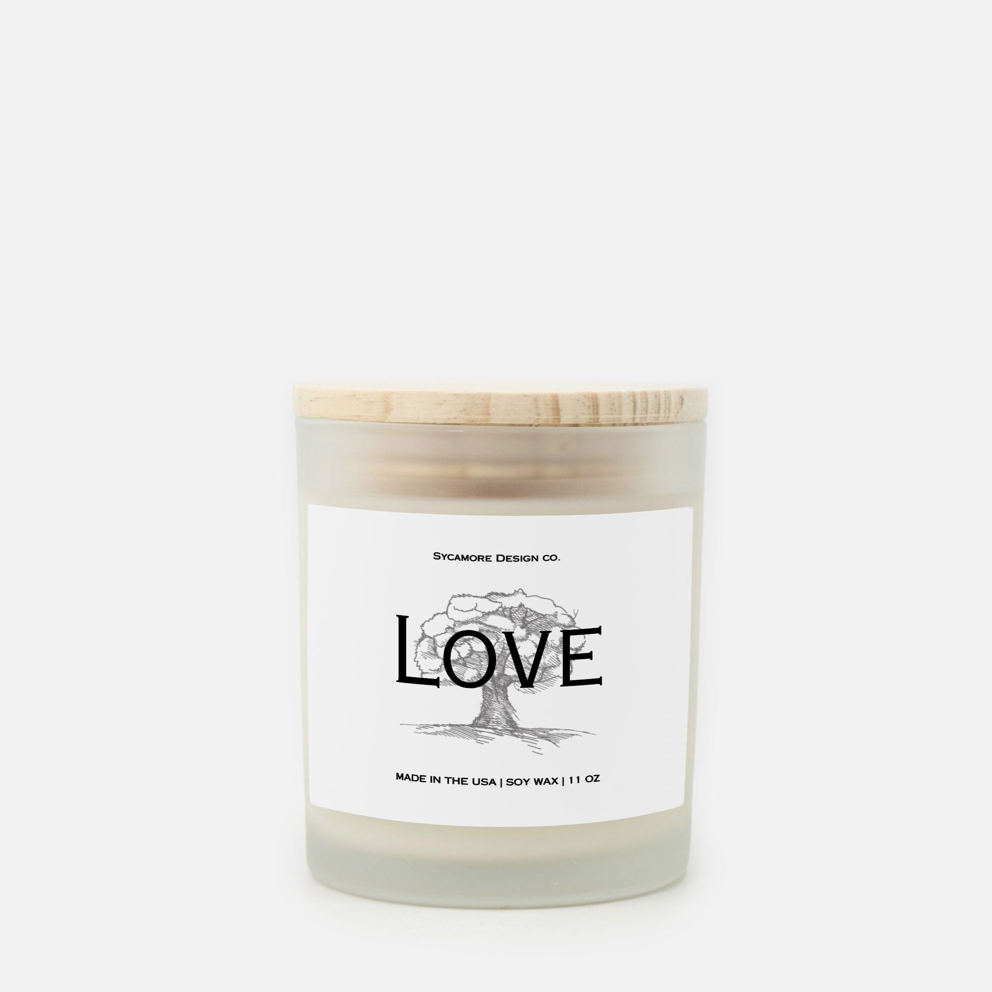 Love Soy Candle, Valentine's Day Candle, Valentine Gift for Her, Soy