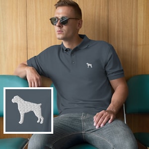 Boxer Dog Shirt, Boxer Dad Polo Shirt, Funny Boxer Shirt, Dog Dad Shirt, Boxer Dog Gift, Dog Lover Shirt Gift, Dog Dad Shirt, Dog Shirt Men