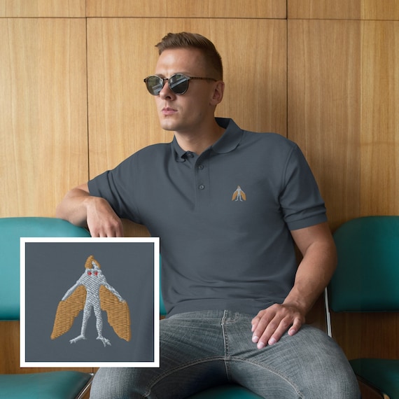Mothman Polo Shirt, Moth Man T Shirt, Birdman Shirt, Cryptid Shirt, Cryptozoology Shirt, Mothman Gift, Mason Bird Monster, Cryptid Hunter